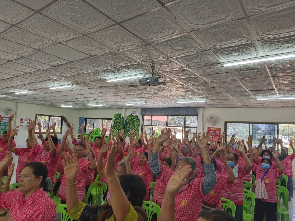 กิจกรรมประจำสัปดาห์ โรงเรียนผู้สูงอายุเทศบาลตำบลคำใหญ่